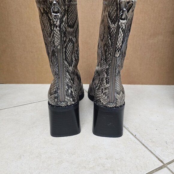 Open Edit Giah Snakeskin Boots - Picture 5 of 10